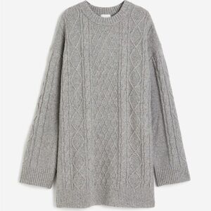 NWOT H&M Gray Sweater Dress XXL